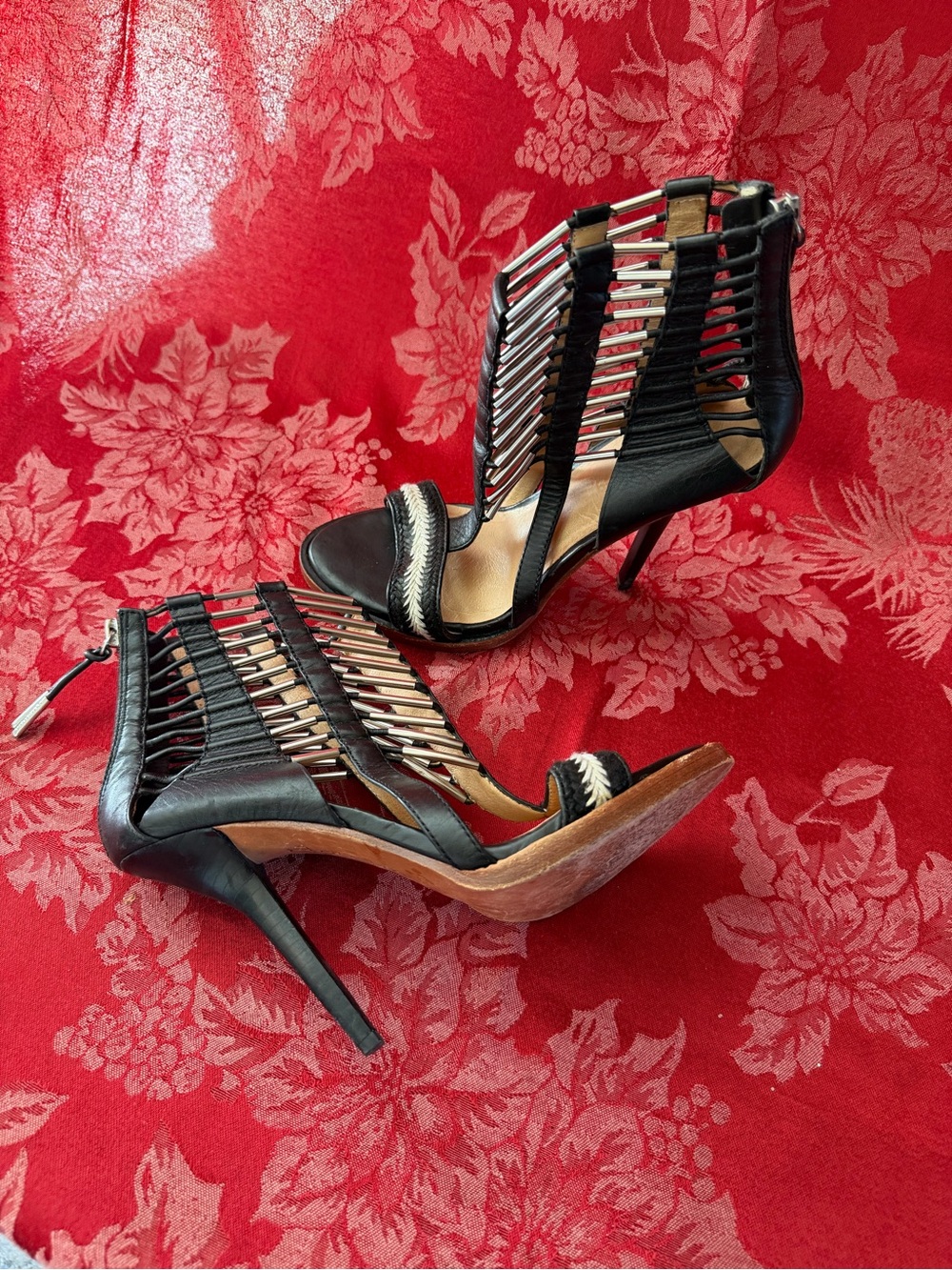 L.A.M.B. Caged Heels